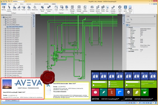 AVEVA Everything3D v2.1.0.3, Administration v1.4.0.3