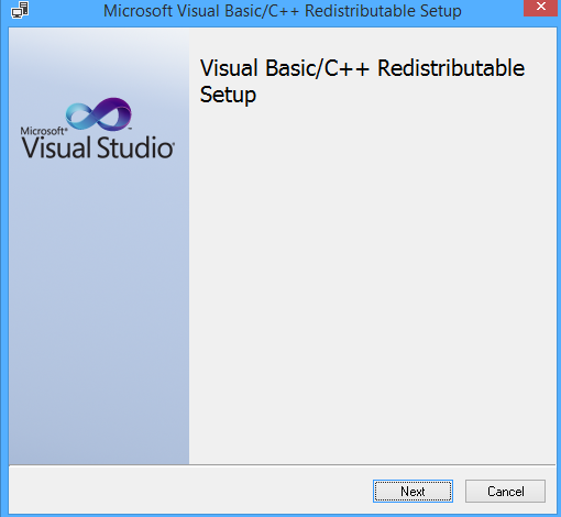 Visual Basic/C++ Redistributable